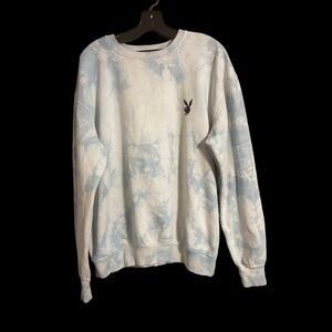 PLAYBOY Missguided Tie-Dye Sweatshirt Men’s Small Streetwear Iconic Bunny